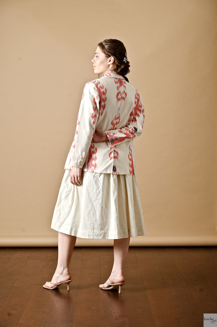 Tashkent, Uzbeki Ikat Weave Pattern Blazer