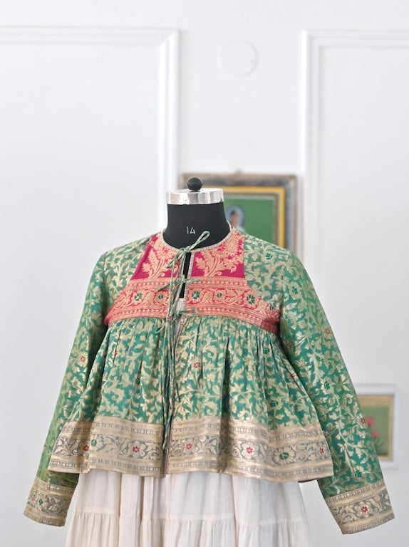 Bodrum, Vintage Zari Kediya, One of a Kind, Large