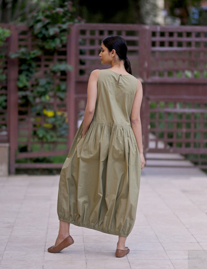 Agastya Bomber with our June Cocoon Dress