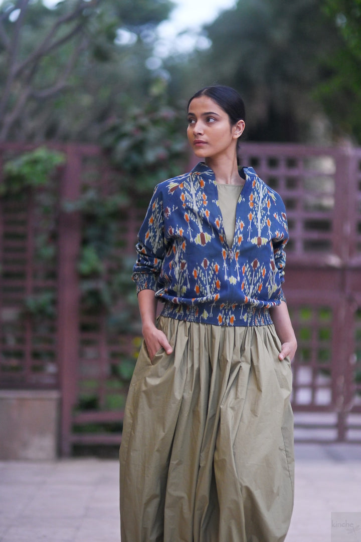 Agastya Bomber with our June Cocoon Dress