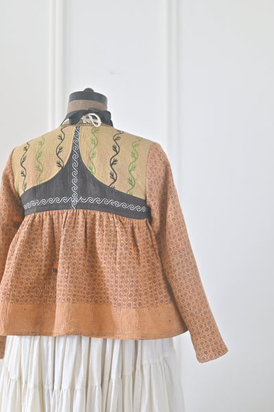 Bogota, Medium Size, Hand Crafted & Hand Embroidered Boho Flared Kediya