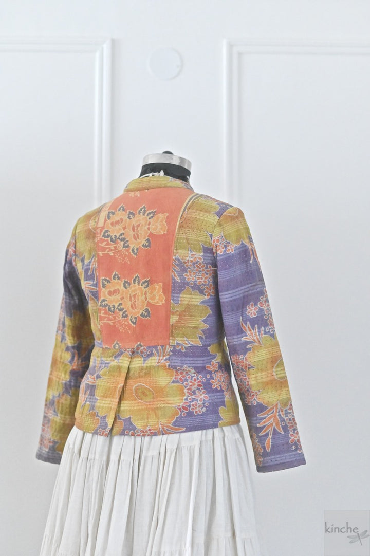 Beatrice, Size XX Large,  Hand Embroidered  Short Jacket for Women - kinchecom