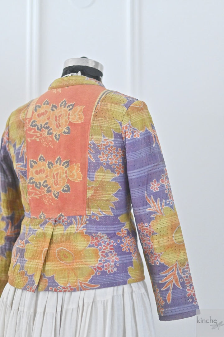 Beatrice, Size XX Large,  Hand Embroidered  Short Jacket for Women - kinchecom