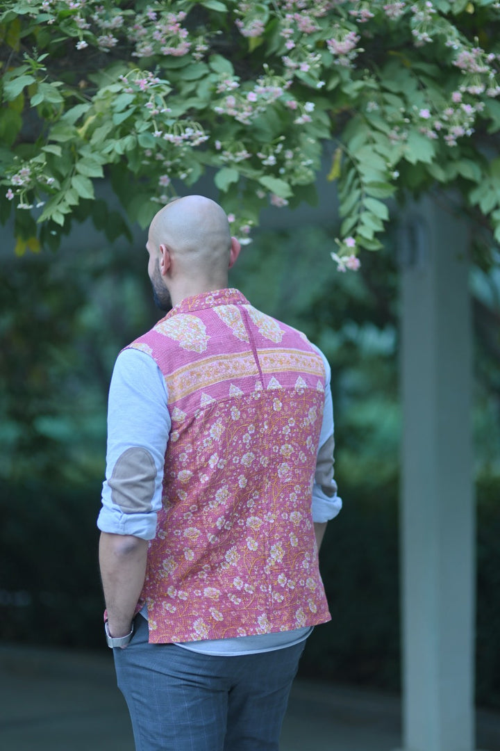 Floral Menswear Nehru Jacket