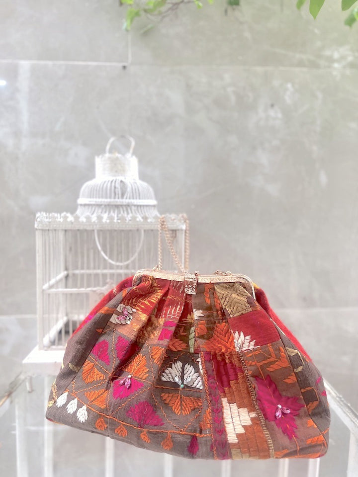 Heritage Phulkari Handbag