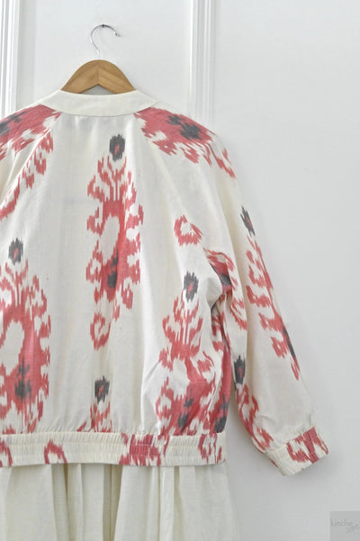 Tashkent, Uzbeki Double Weave Ikat Bomber