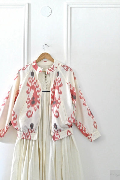 Tashkent, Uzbeki Double Weave Ikat Bomber