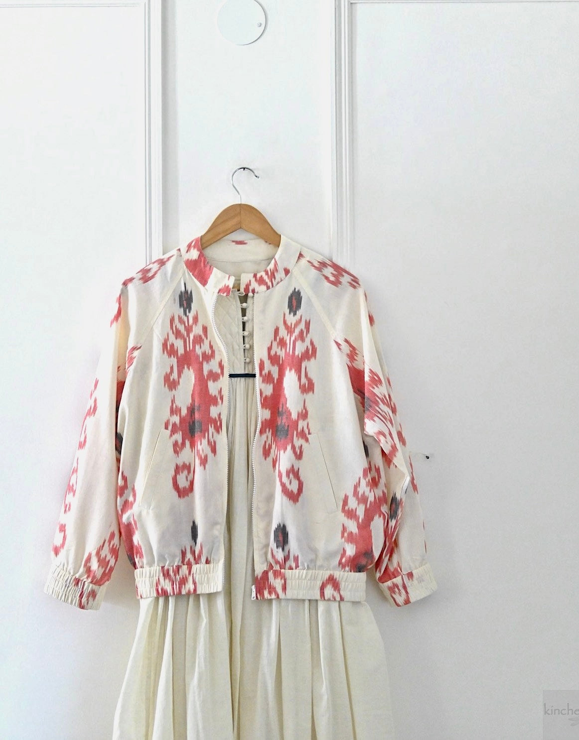 Tashkent, Uzbeki Double Weave Ikat Bomber