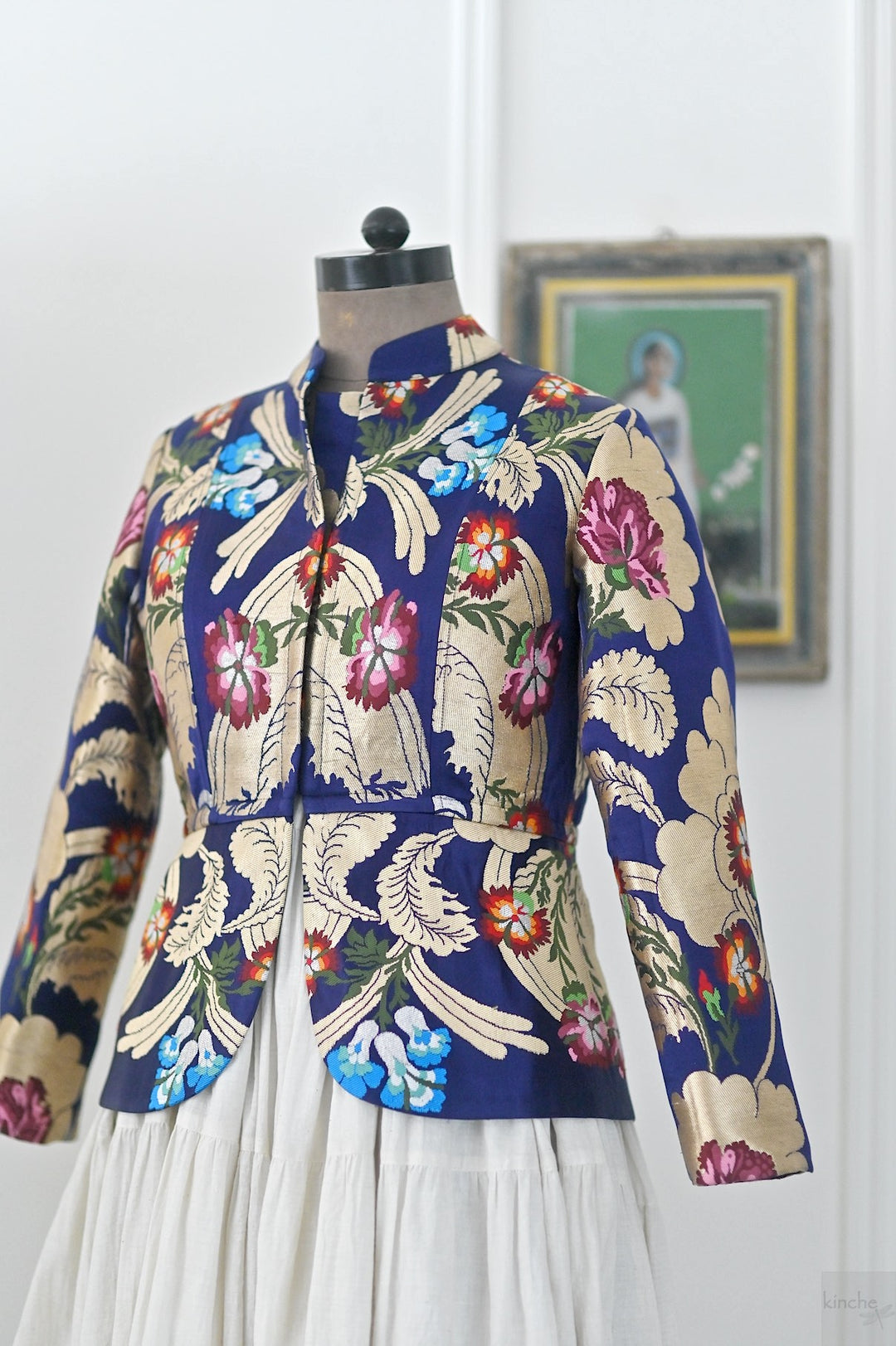 Hand Made Eclectic Brocade Jacket for Women, Online India, Luxury