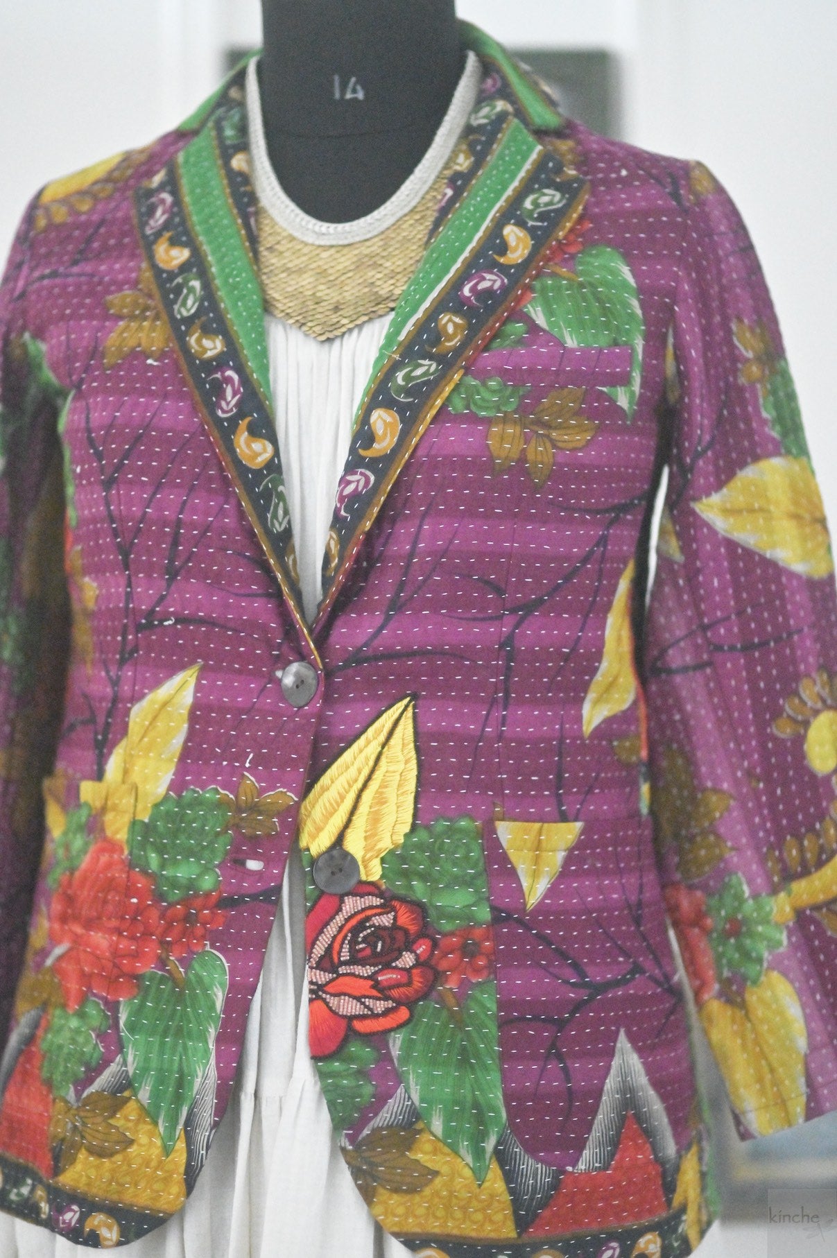 Hayden, Heritage Textiles Blazer, One of a Kind, Sustainably made, Chest/Bust 38