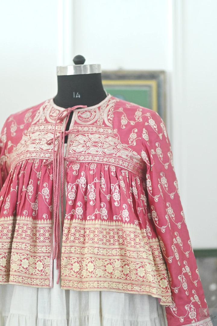 Aasha, One of a Kind, Rare Katan Silk Saree Kedia in Size XL