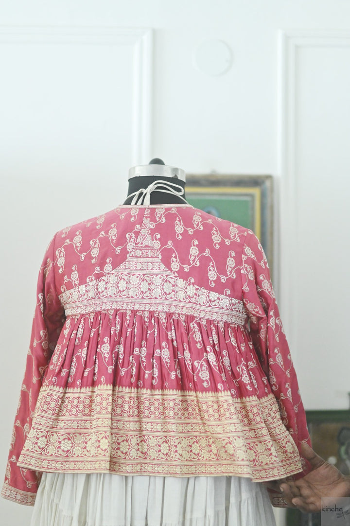 Aasha, One of a Kind, Rare Katan Silk Saree Kedia in Size XL