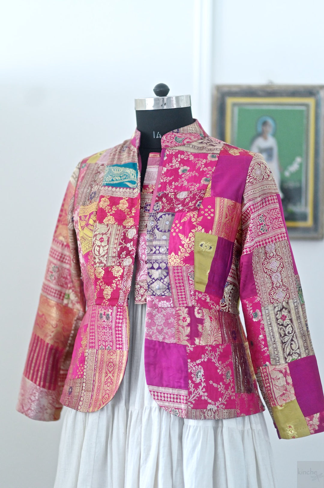 Kinche silk patchwork jackets