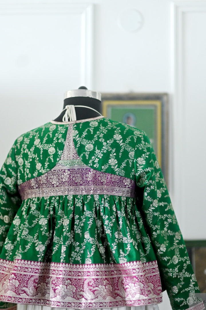 Disha, One of a Kind, Rare Katan Silk Saree Kedia in Size XL