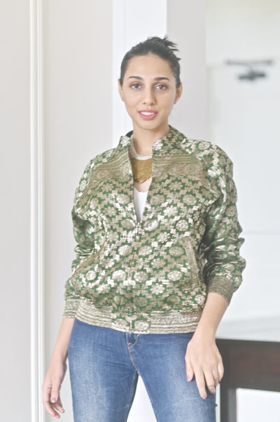 Brocade Bomber Jackets by kinche