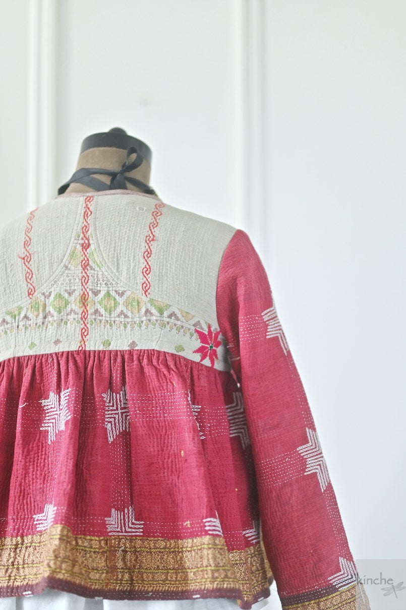 Medium, Sydney Kantha Kediya, Boho Style Jacket, One of a Kind