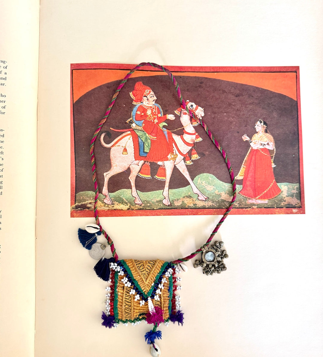 Duja, Handmade, Vintage and New Beads, Charms Necklace, Tribal Style