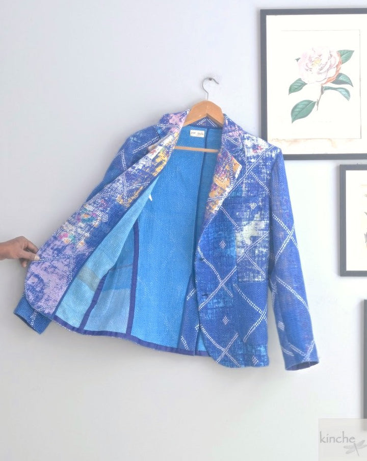 quilted mens blazer in size large