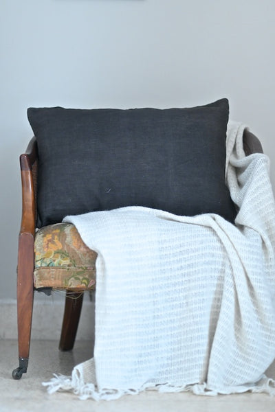 Rhuiya, Hand Made Kala Cotton Large Cushion Cover 24X16" - kinchecom
