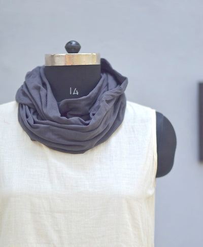 Sustainably made, Neck Warmer/ Scarf, Graphite - kinchecom